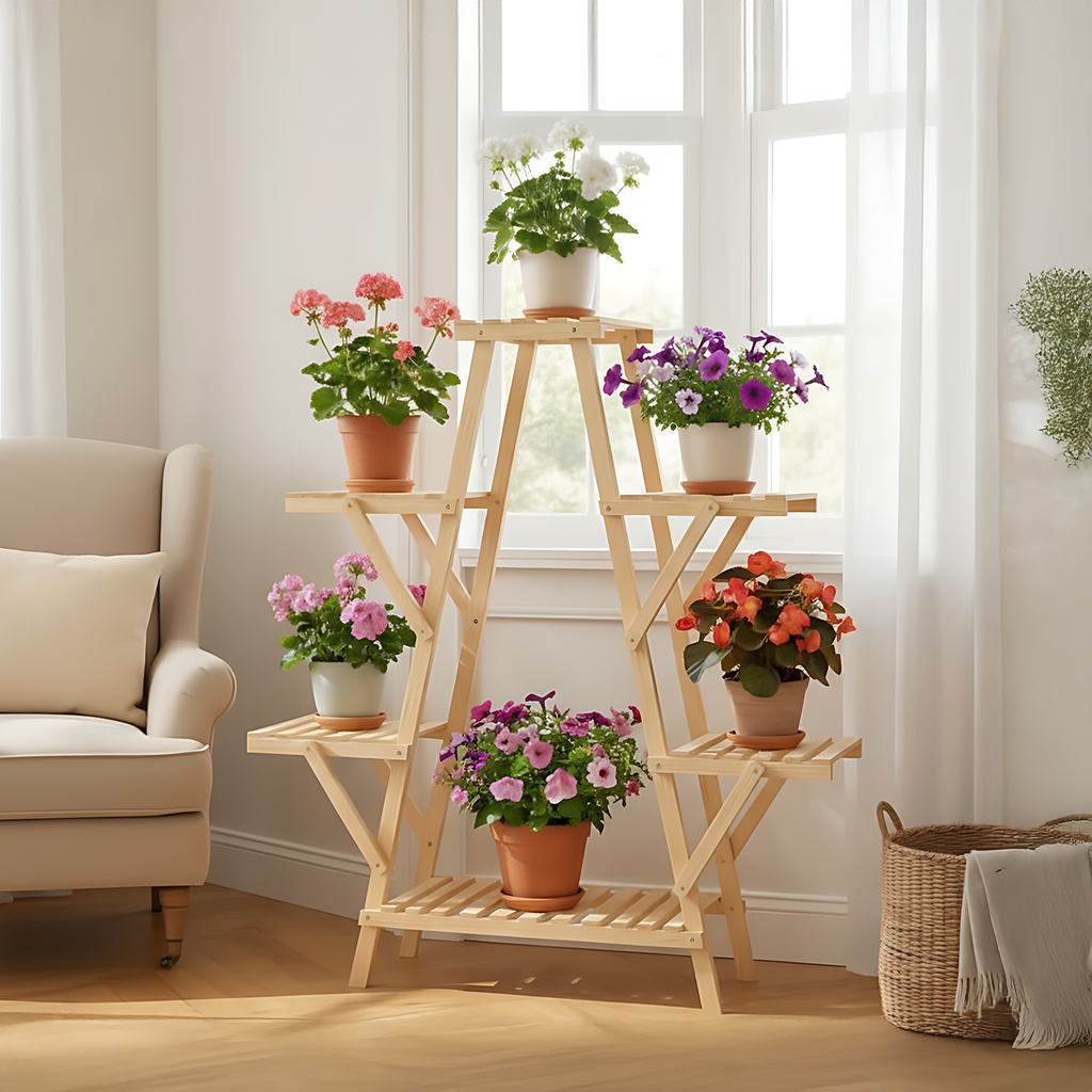 MODELO RÍO - Repisa para Plantas de 4 Niveles