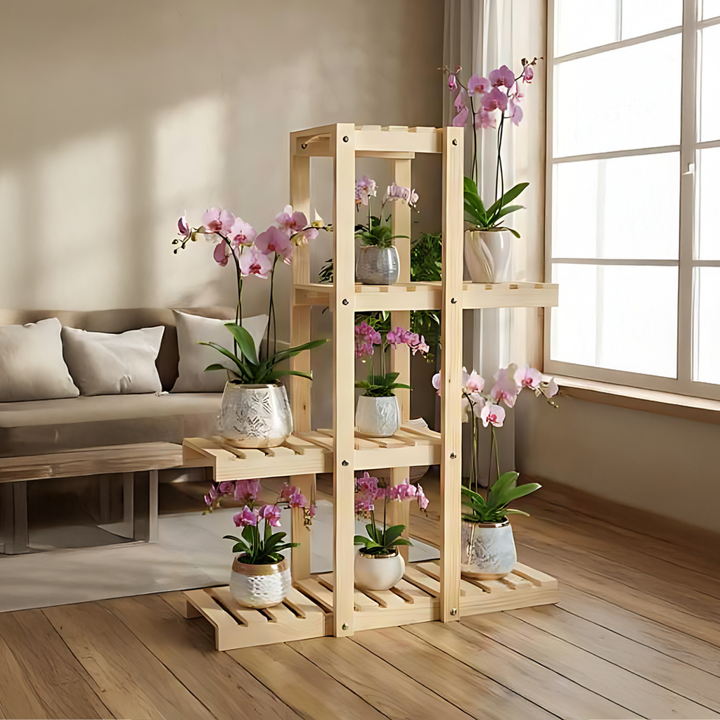 MODELO BERLÍN - Repisa para Plantas de 4 Niveles
