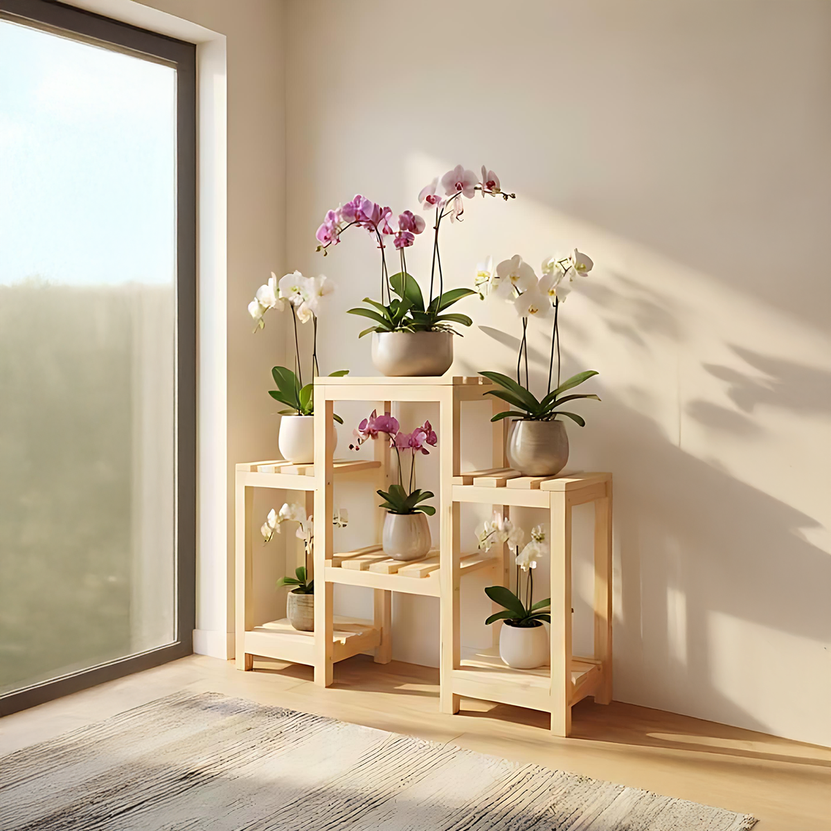 MODELO NEW YORK - Repisa para Plantas de 4 Niveles
