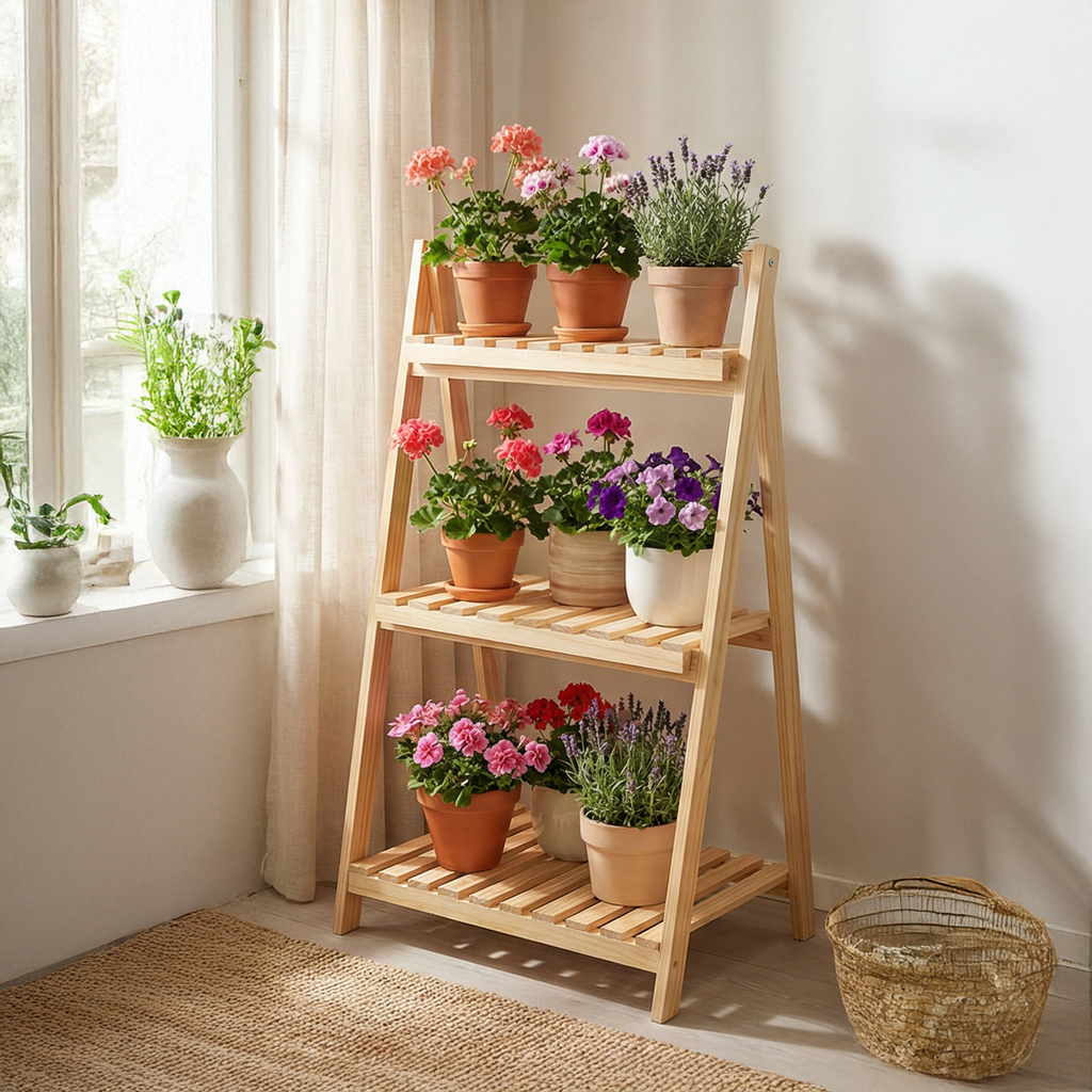MODELO AMAZONAS - Repisa Compacta para Plantas de 3 Niveles
