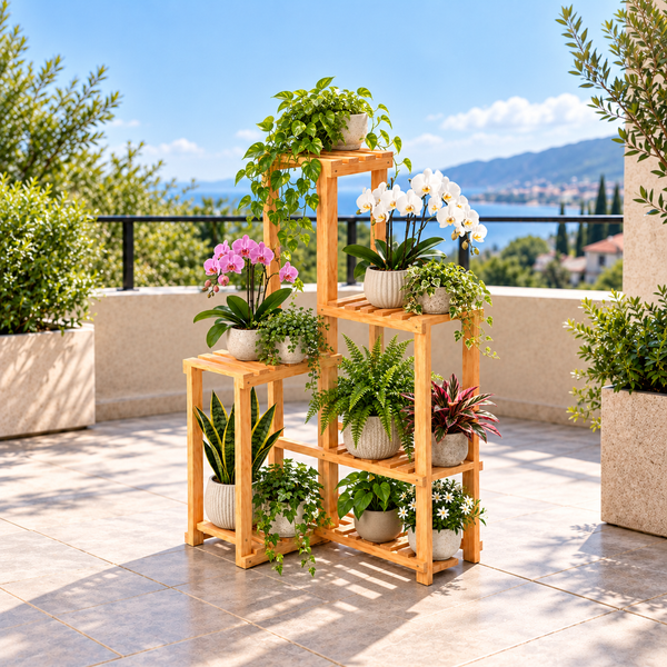 MODELO LISBOA - Repisa para Plantas de 6 Niveles