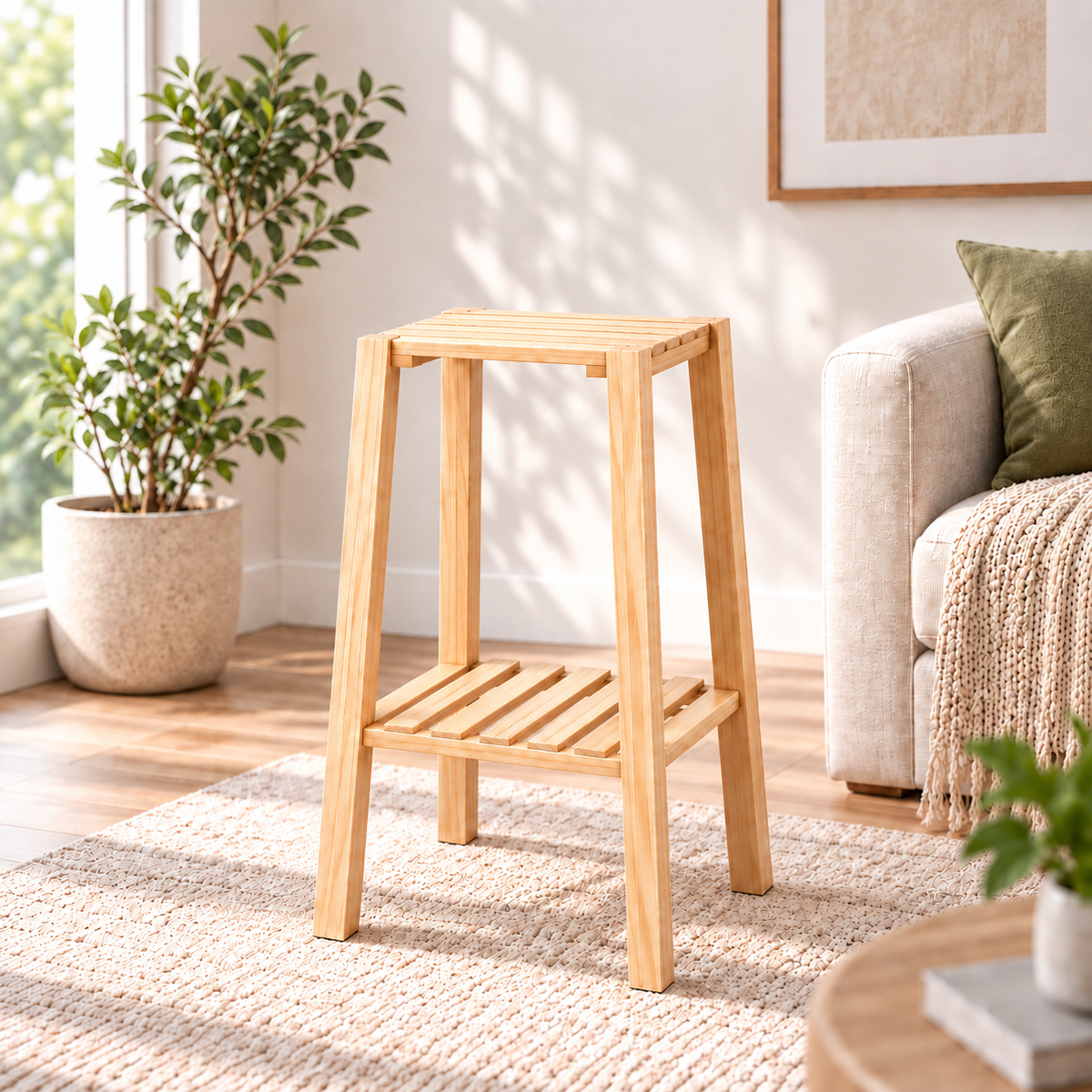 Modelo Córdoba – repisa de madera para plantas – imagen 2